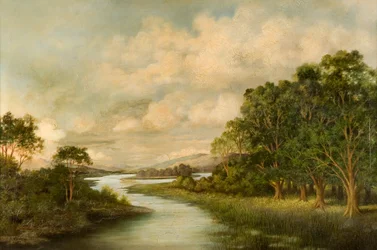 Uitzicht op de Noordelijke Tyne Rivier